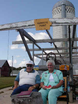 Donna and Merrill Sterler on Hawkeye Point
