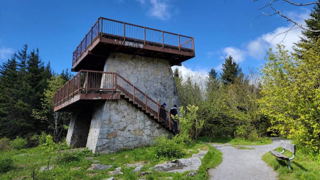 Observation tower at the summit of Spruce Knob